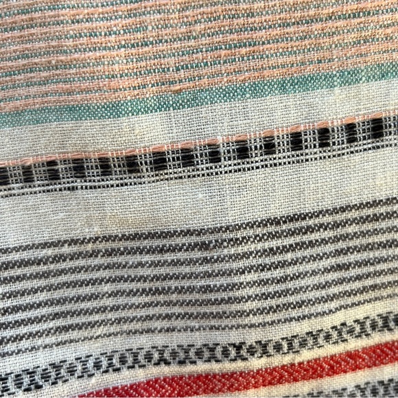 Joie Merci Linen Shorts Beachy Boho Lightweight Multicolored Striped Sz 6 - Picture 13 of 15